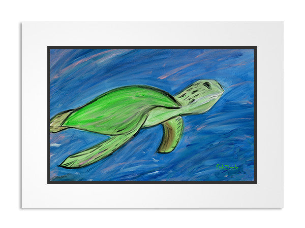 Sea Turtle Art Print - FishZizzle