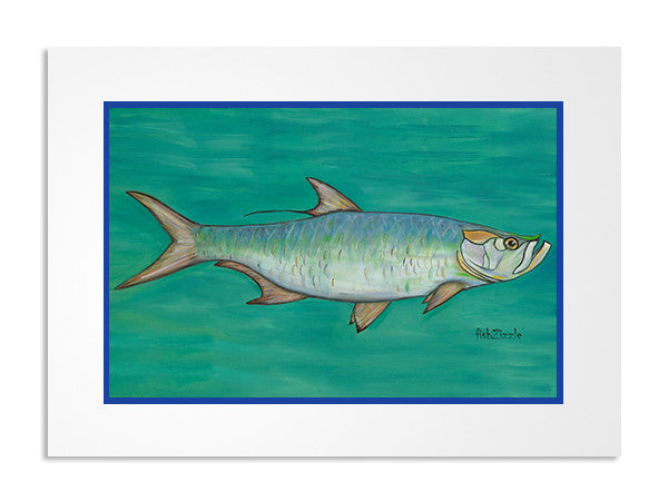 Tarpon Fish Art Print - FishZizzle