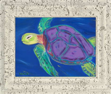 Sea Turtle Tile Art - FishZizzle