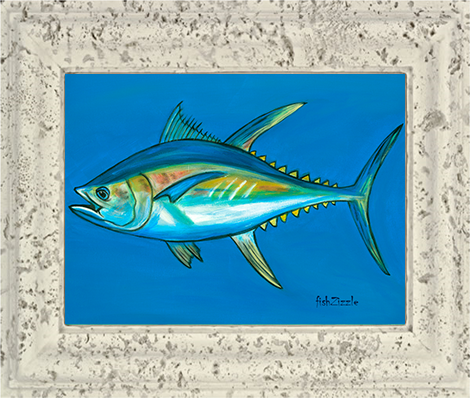 Tuna Fish Tile Art - FishZizzle