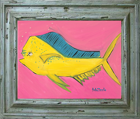 Mahi Mahi Fish Tile Art - FishZizzle