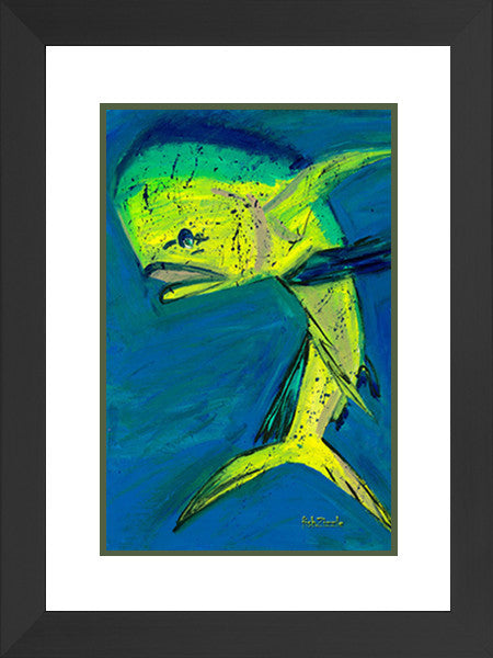 Mahi Mahi Fish Art Framed - FishZizzle
