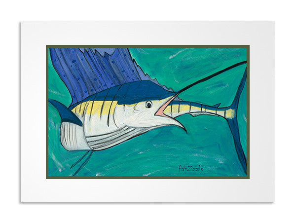 Marlin Fish Art Print - FishZizzle