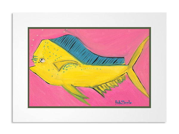 Mahi Mahi Fish Art Print - FishZizzle