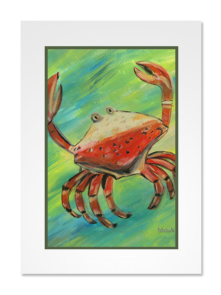 Crab Art Print - FishZizzle