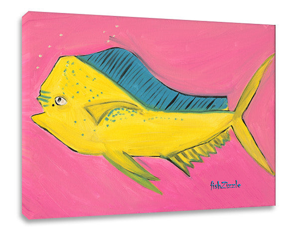 Mahi Mahi Fish Canvas Art - FishZizzle