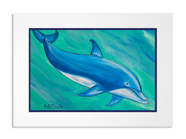Dolphin Art Print - FishZizzle