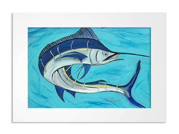 Marlin Fish Art Print - FishZizzle