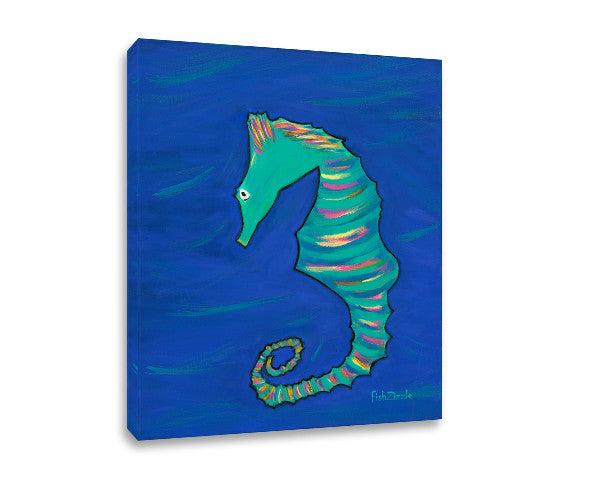 Seahorse Canvas Art - FishZizzle