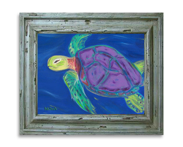 Sea Turtle Tile Art - FishZizzle