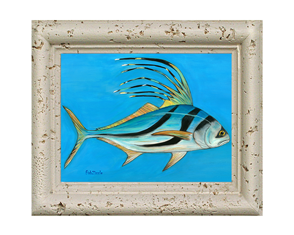 Rooster Fish Tile Art - FishZizzle