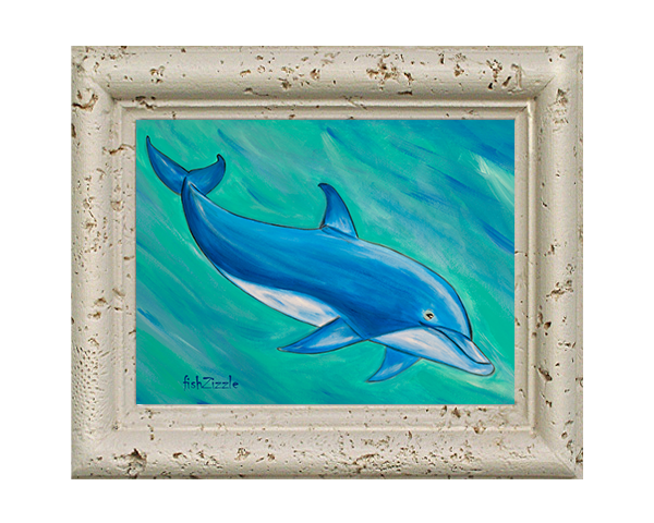 Dolphin Tile Art - FishZizzle