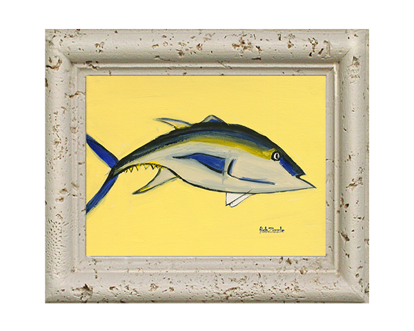 Blackfin Tuna Fish Tile Art - FishZizzle