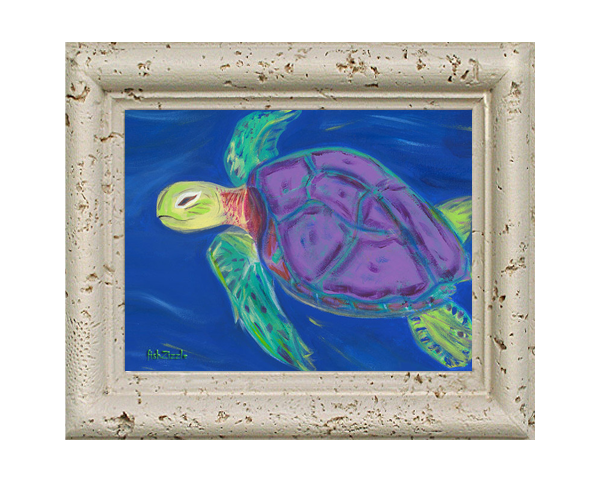 Sea Turtle Tile Art - FishZizzle