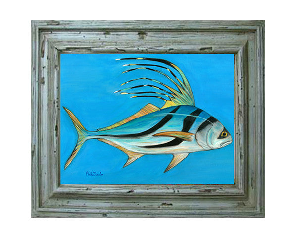 Rooster Fish Tile Art - FishZizzle