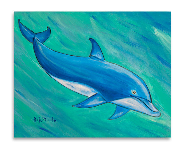 Dolphin Art Print - FishZizzle