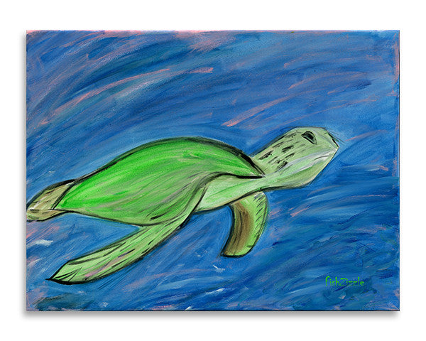 Sea Turtle Art Print - FishZizzle