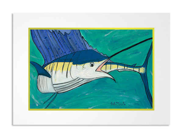 Marlin Fish Art Print - FishZizzle