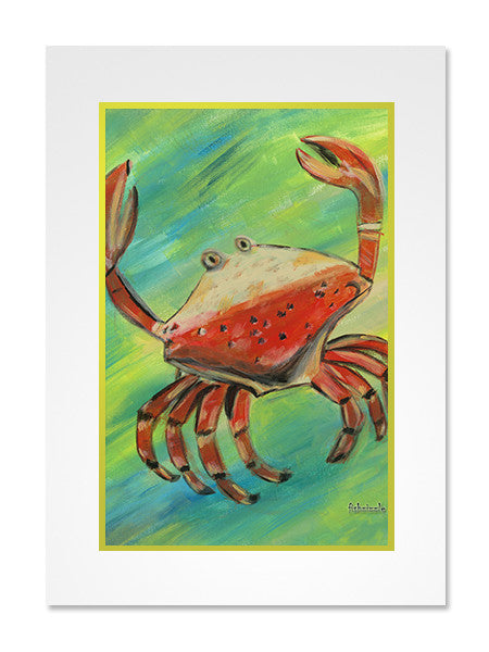 Crab Art Print - FishZizzle