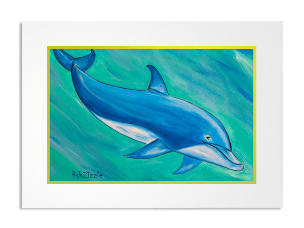 Dolphin Art Print - FishZizzle