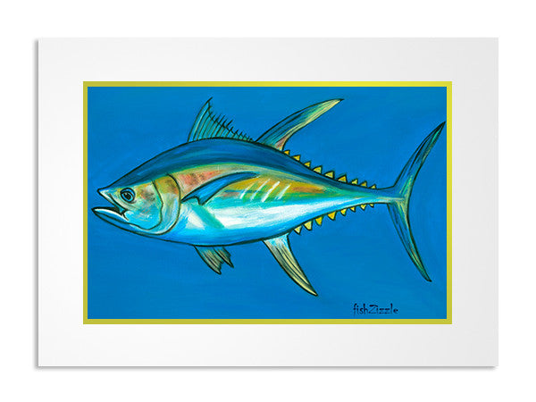 Tuna Fish Art Print - FishZizzle