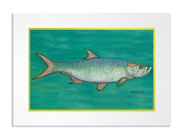 Tarpon Fish Art Print - FishZizzle