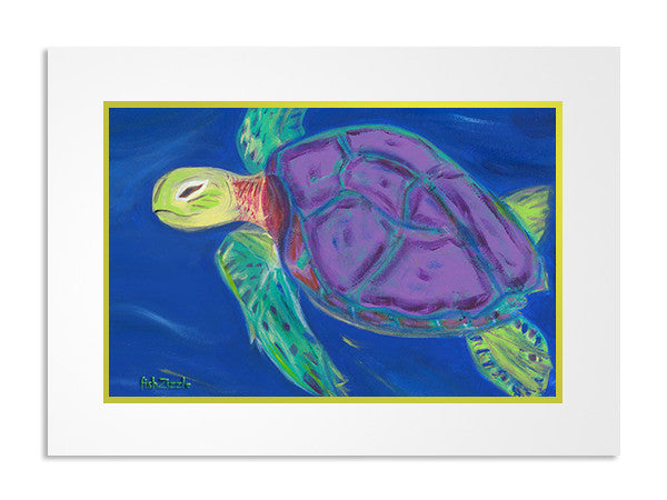 Sea Turtle Art Print - FishZizzle