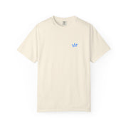 Salt Christmas tee — Ivory — Front — aqua crown
