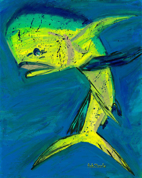 Mahi Mahi Fish Art Print - FishZizzle