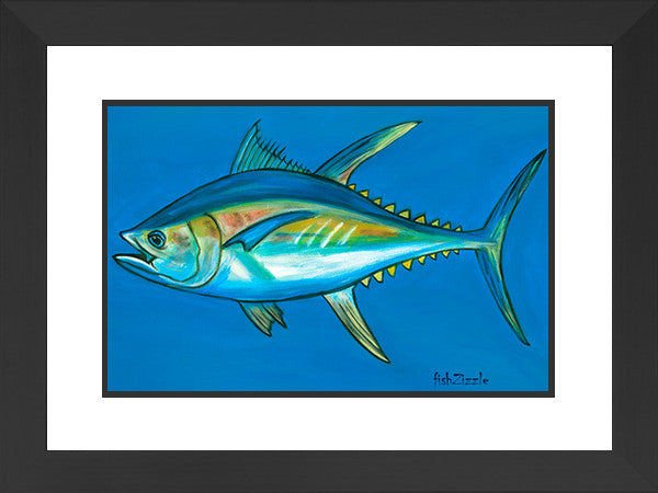 Tuna Fish Framed Art - FishZizzle