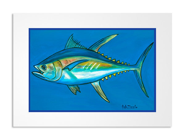 Tuna Fish Art Print - FishZizzle