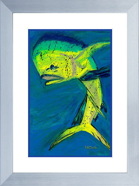 Mahi Mahi Fish Art Framed - FishZizzle