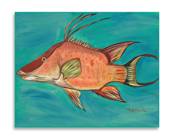 Hog Fish Art Print - FishZizzle