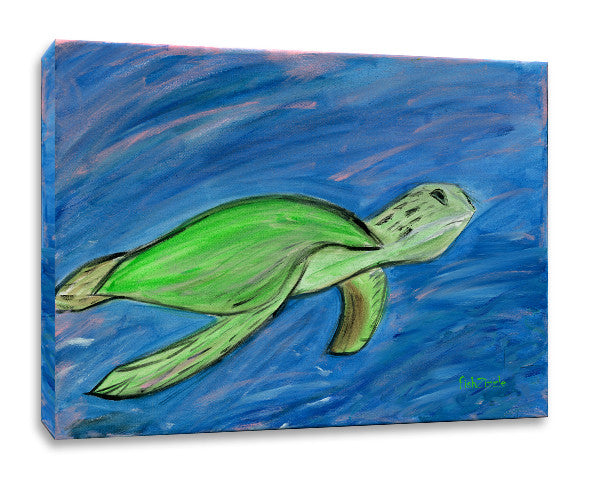 Turtle Canvas Art - FishZizzle