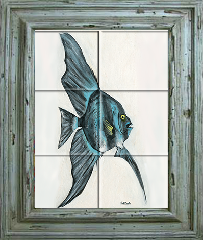 Reef Fish Tile Art - FishZizzle