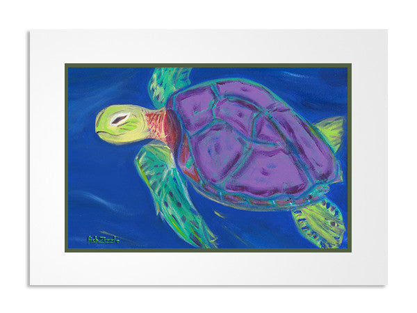 Sea Turtle Art Print - FishZizzle