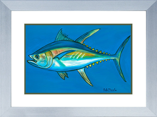 Tuna Fish Framed Art - FishZizzle