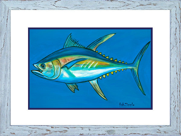 Tuna Fish Framed Art - FishZizzle