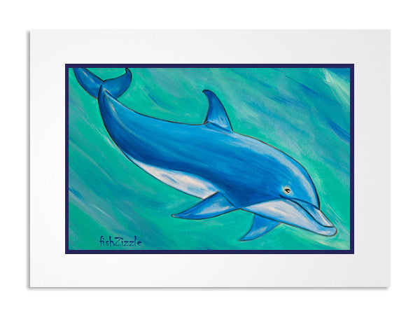 Dolphin Art Print - FishZizzle