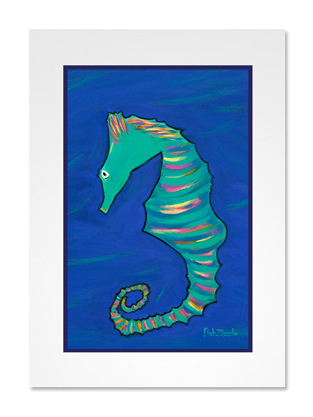 Seahorse Art Print - FishZizzle