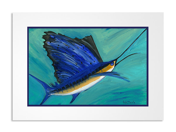 Sailfish Art Print - FishZizzle