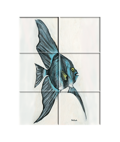 Reef Fish Tile Art - FishZizzle