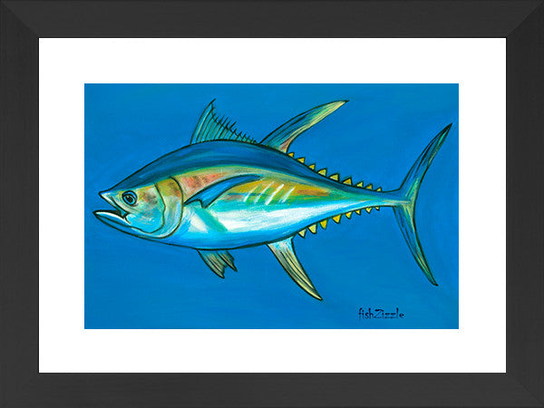 Tuna Fish Framed Art - FishZizzle