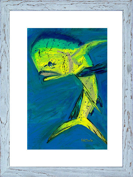 Mahi Mahi Fish Art Framed - FishZizzle