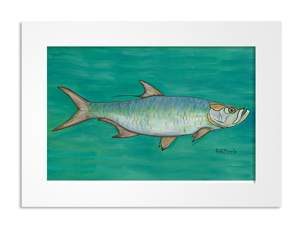 Tarpon Fish Art Print - FishZizzle