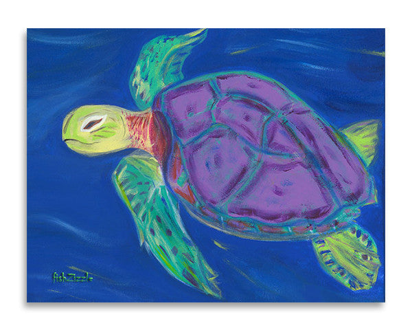 Sea Turtle Art Print - FishZizzle