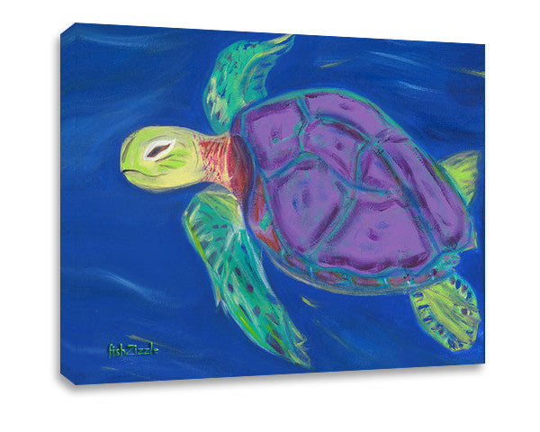 Sea Turtle Canvas Art - FishZizzle