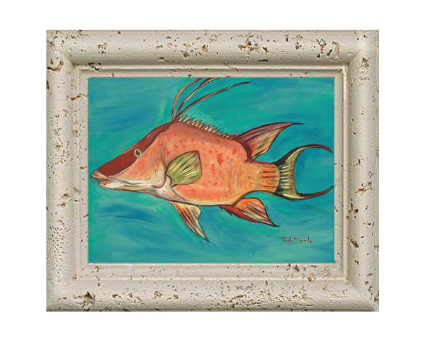 Hog Fish Tile Art - FishZizzle