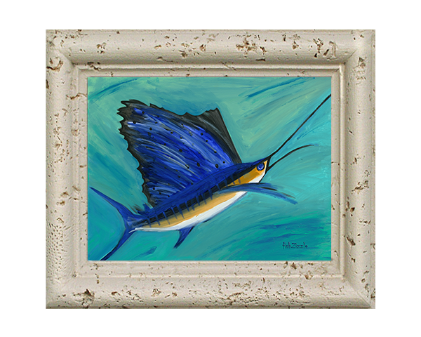 Sailfish Tile Art - FishZizzle