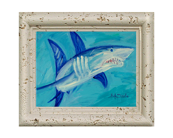 Shark Tile Art - FishZizzle